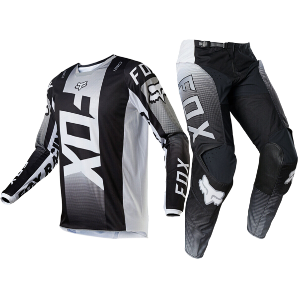 TENUE CROSS FOX RACING 180 BLACK/WHITE