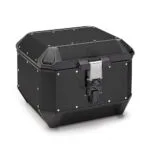 TOP CASE TREKKER ALASKA EN ALUMINIUM PEINT EN NOIR, 44 LITRES