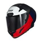 Nolan X-804 RS UC - Blocco Rouge Viscéral/Bleu Foncé/Perle 348