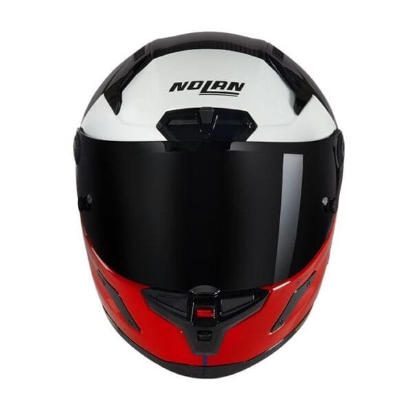 Nolan X-804 RS UC - Blocco Rouge Viscéral/Bleu Foncé/Perle 348