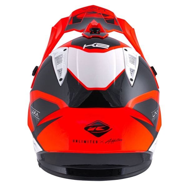 CASQUE CROSS KENNY TITANIUM BLACK ORANGE