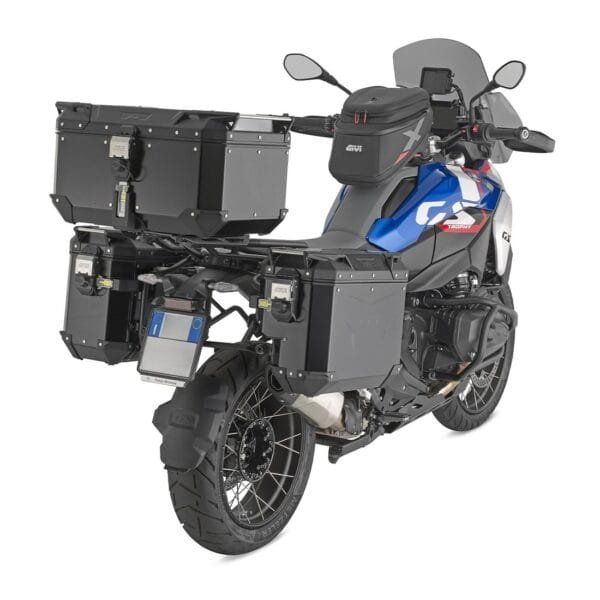 Givi valise OBKEV37BL Trekker Outback EVO Smart 37 lt noir gauche