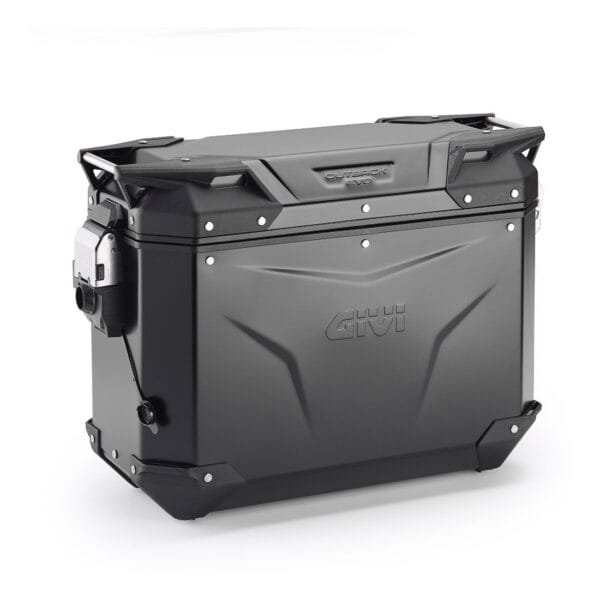 Givi valise OBKEV37BL Trekker Outback EVO Smart 37 lt noir gauche