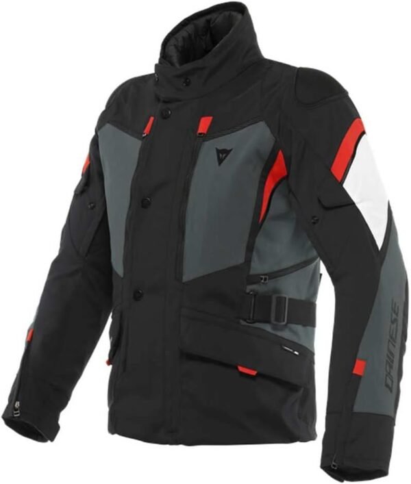 Dainese Carve Master 3 Gore-Tex Motorcycle Textile Jacket- Black/grey/red